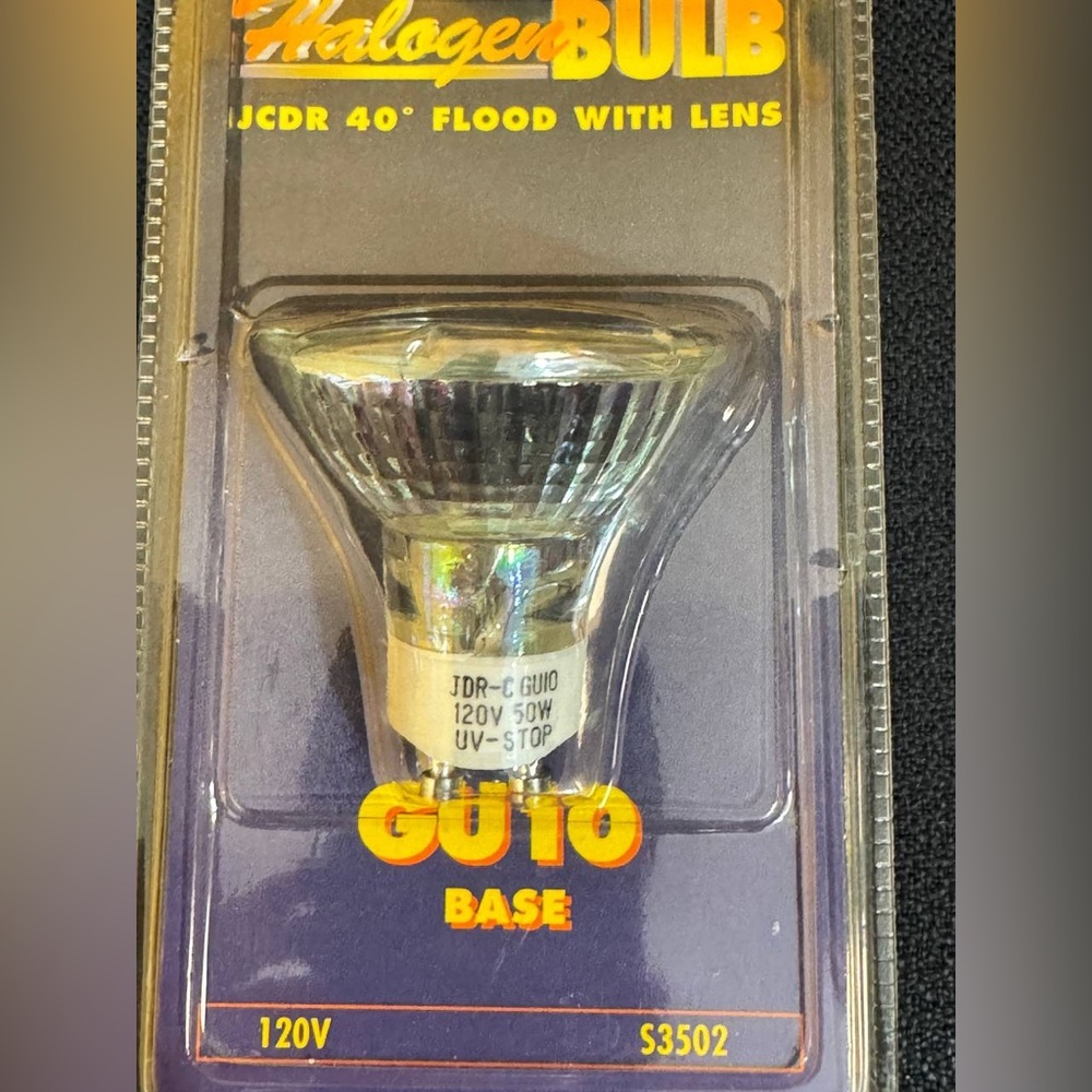 Satco S3502 50W Bulb GU10 Base NEW Sealed Box